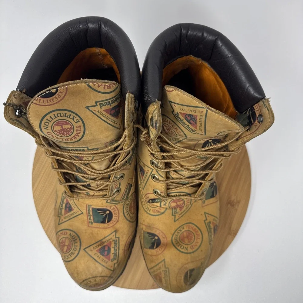Timberland Expedition Limited Edition 1973 Wheat Nubuck Boots Mens US‎ Sz 11 1/2